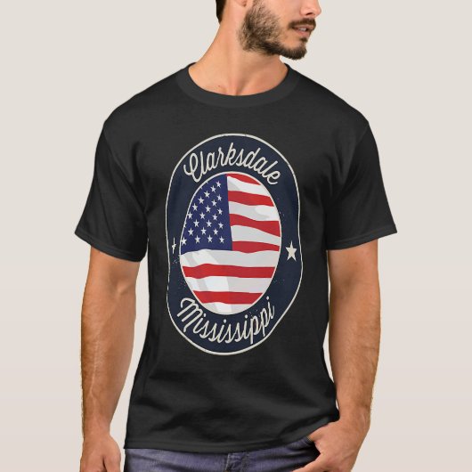 Clarksdale Mississippi MS Vacation Souvenir Graphi T-Shirt (Vorderseite)