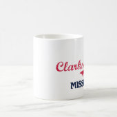 Clarksdale Mississippi Stadt-Klassiker Kaffeetasse (Mittel)