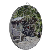 Clarkson Covered Brücke Alabama Dartscheibe (Vorderseite Links)