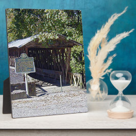 Clarkson Covered Brücke Alabama Fotoplatte