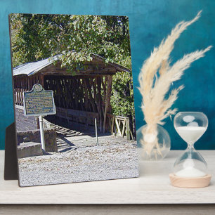 Clarkson Covered Brücke Alabama Fotoplatte