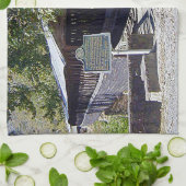 Clarkson Covered Brücke Alabama Geschirrtuch (Gefaltet)