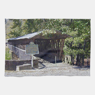 Clarkson Covered Brücke Alabama Geschirrtuch