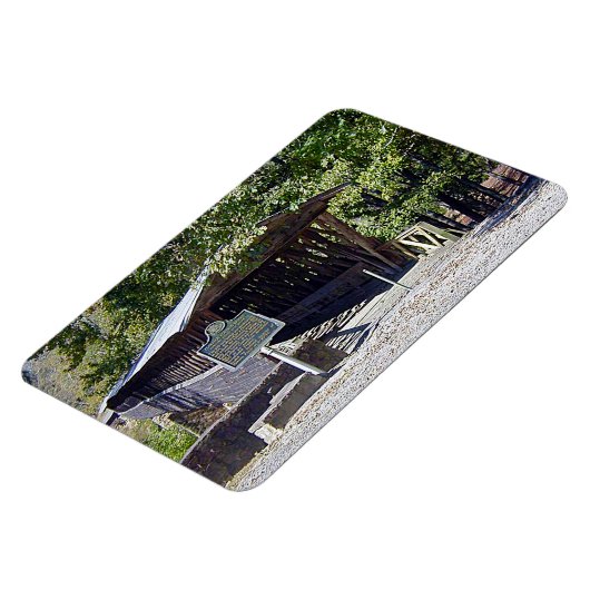 Clarkson Covered Brücke Alabama Magnet (Linke Seite)