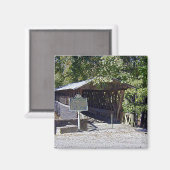 Clarkson Covered Brücke Alabama Magnet (Vorderseite/Rückseite)