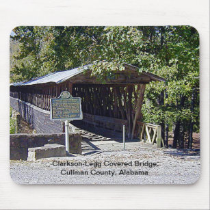 Clarkson Covered Brücke Alabama Mousepad
