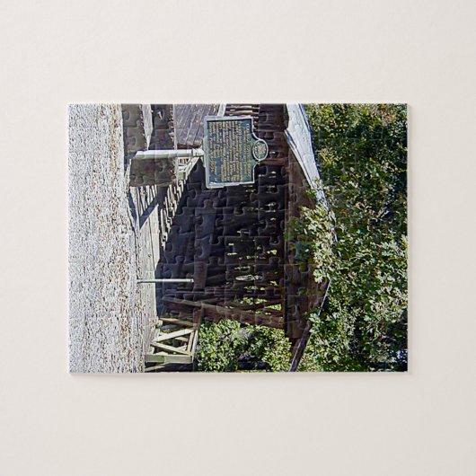 Clarkson Covered Brücke Alabama Puzzle (Horizontal)