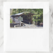 Clarkson Covered Brücke Alabama Rechteckiger Aufkleber (Tasche)