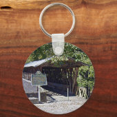 Clarkson Covered Brücke Alabama Schlüsselanhänger (Vorderseite)