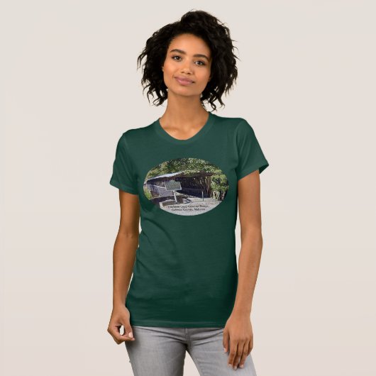 Clarkson Covered Brücke Alabama T-Shirt (Vorne ganz)