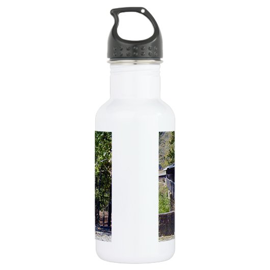 Clarkson Covered Brücke Alabama Trinkflasche (Rückseite)