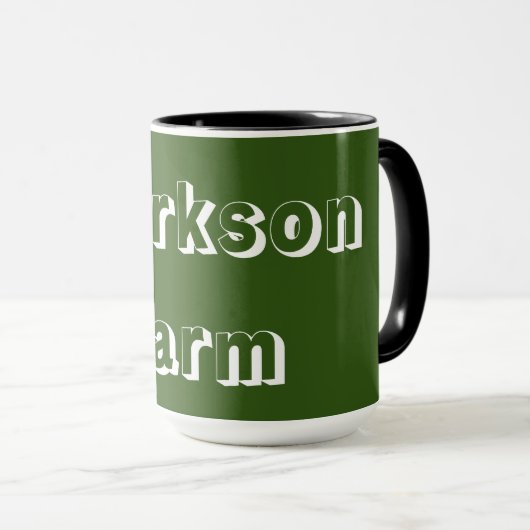 Clarkson Farm Trag Tasse (VorderseiteRechts)