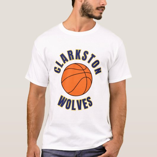 Clarkston High School Basketball T-Shirt (Vorderseite)