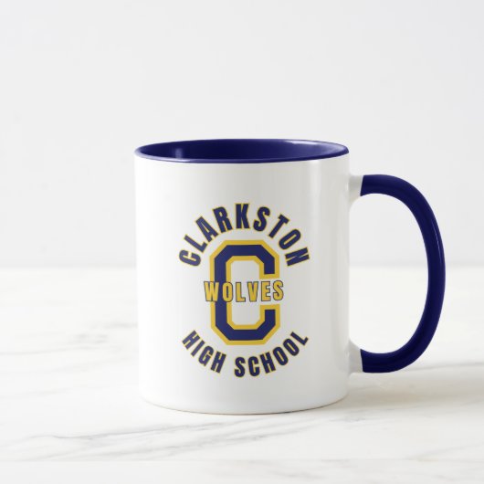Clarkston High School Michigan Coffee Mug Tasse (Rechts)