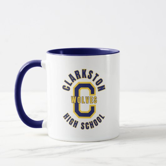 Clarkston High School Michigan Coffee Mug Tasse (Links)
