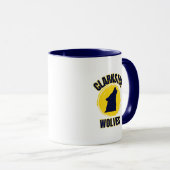 Clarkston High School Michigan Coffee Tasse (VorderseiteRechts)
