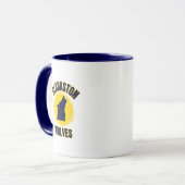 Clarkston High School Michigan Coffee Tasse (Vorderseite Links)