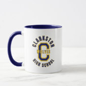 Clarkston High School Michigan Kaffeetasse (Links)