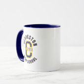Clarkston High School Michigan Kaffeetasse (Vorderseite Links)