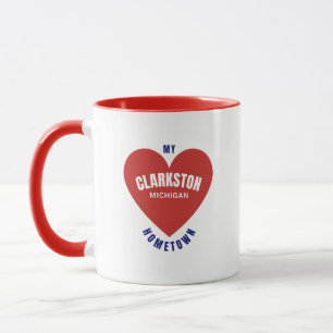 Clarkston Michigan Heimat Coffee Tasse