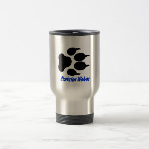 Clarkston Wolfwolf-Druck-Tasse Reisebecher