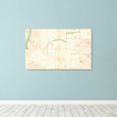 Clarksville, Tenn, Dalton, Ga Leinwanddruck (Insitu (Holzboden))