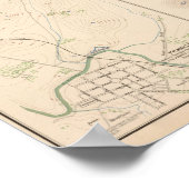 Clarksville, Tenn, Dalton, Ga Poster (Ecke)