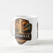 Clarksville, Tennessee | VINTAG Kaffeetasse (Vorderseite Links)