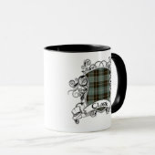 Clarktartan-Schild Tasse (VorderseiteRechts)