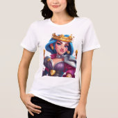 Clash Queen Tri-Blend Shirt (Vorderseite)