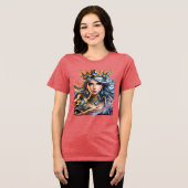 Clash Queen Tri-Blend Shirt (Vorderseite voll)