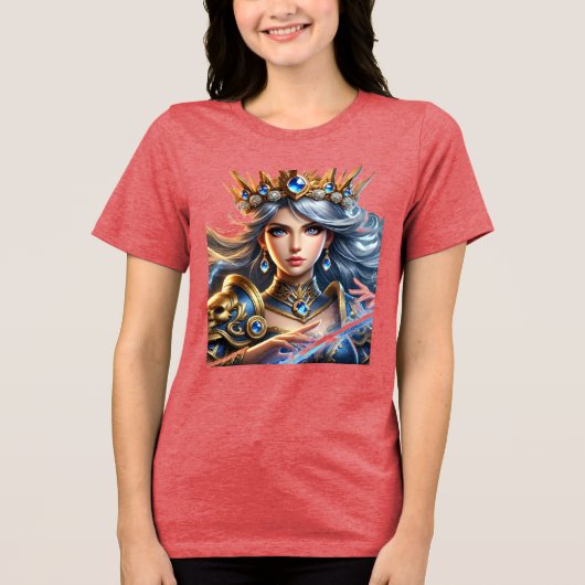 Clash Queen Tri-Blend Shirt (Vorderseite)