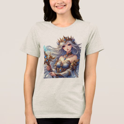 Clash Queen Tri-Blend Shirt (Vorderseite)