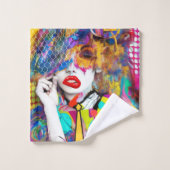 Clashy Lady Badhandtuch Set (Waschlappen)