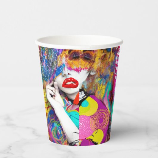 Clashy Lady Pappbecher (Rechts)