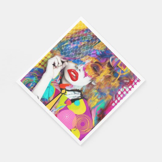 Clashy Lady Serviette (Ecke)