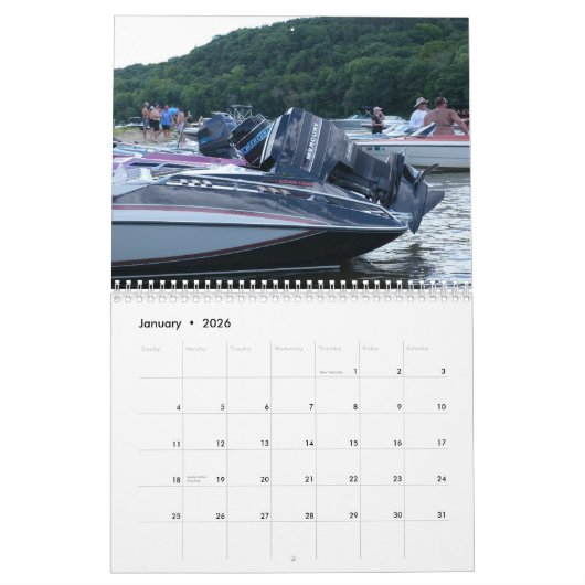 Clasic Glastron Calendar 2024 Kalender (Jan 2026)