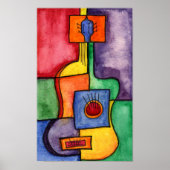 Clasical Gitarre Print Poster (Vorne)