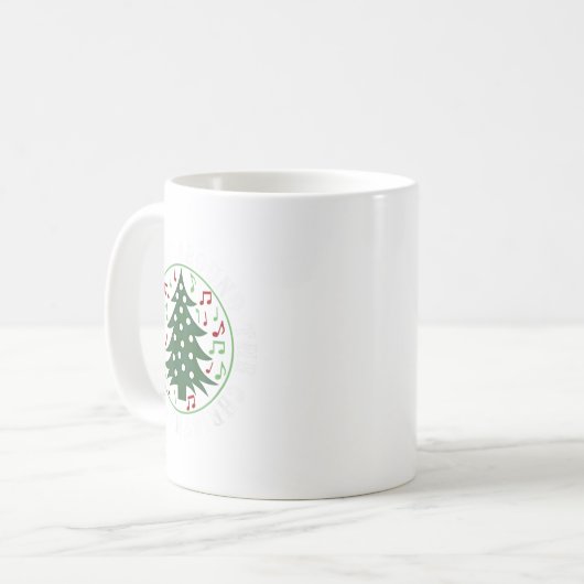 Clasicc Rockin Rund Weihnachtsbaum Geschenk Männer Kaffeetasse (Vorderseite Links)
