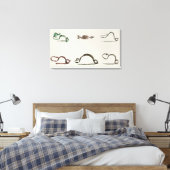 Clasps in Marne Leinwanddruck (Insitu (Schlafzimmer))