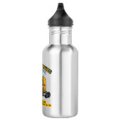 Class 1 Explosives Trucker Gift | Funny ADR Hazard Edelstahlflasche (Rechts)