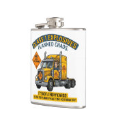 Class 1 Explosives Trucker Gift | Funny ADR Hazard Flachmann (Links)