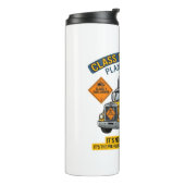 Class 1 Explosives Trucker Gift | Funny ADR Hazard Thermosbecher (Nach links gedreht)