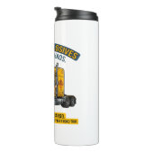 Class 1 Explosives Trucker Gift | Funny ADR Hazard Thermosbecher (Nach rechts gedreht)
