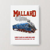 Class A4 Mallard - World Fastest Steam Locomotive Button (Vorderseite)