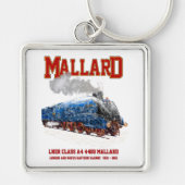 Class A4 Mallard - World Fastest Steam Locomotive Schlüsselanhänger (Vorne)