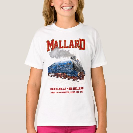 Class A4 Mallard - World Fastest Steam Locomotive T-Shirt (Vorderseite)