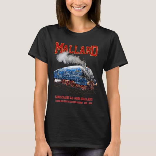 Class A4 Mallard - World Fastest Steam Locomotive T-Shirt (Vorderseite)