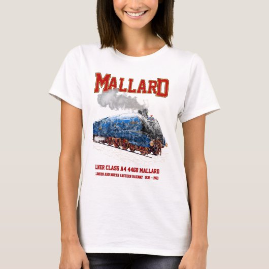 Class A4 Mallard - World Fastest Steam Locomotive T-Shirt (Vorderseite)