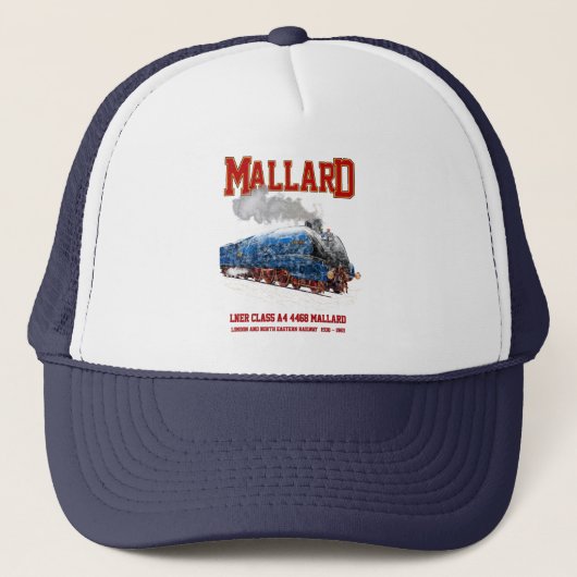 Class A4 Mallard - World Fastest Steam Locomotive Truckerkappe (Vorderseite)